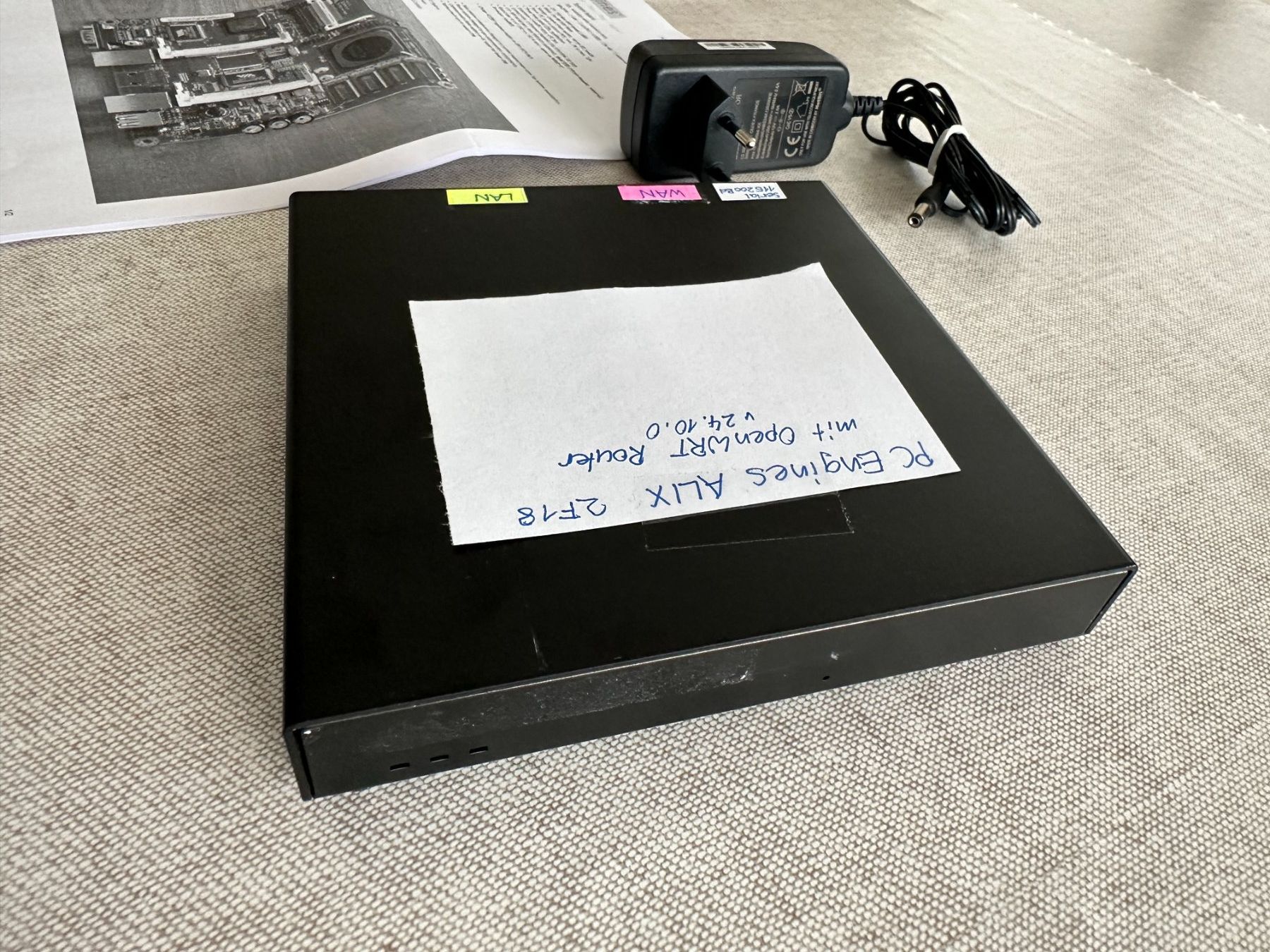 Firewall: PC-Engines Alix 2F18 Firewall / Router OpenWRT – Usato da Ibach venduto da Wzgra 1