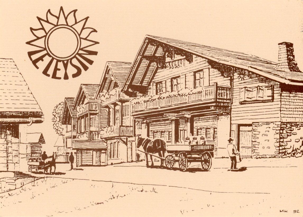 Ansichtskarten: Leysin   VD  -   Fromagerie - Fabrication "Le Leysin" – Gebraucht aus Brig von Valcards54