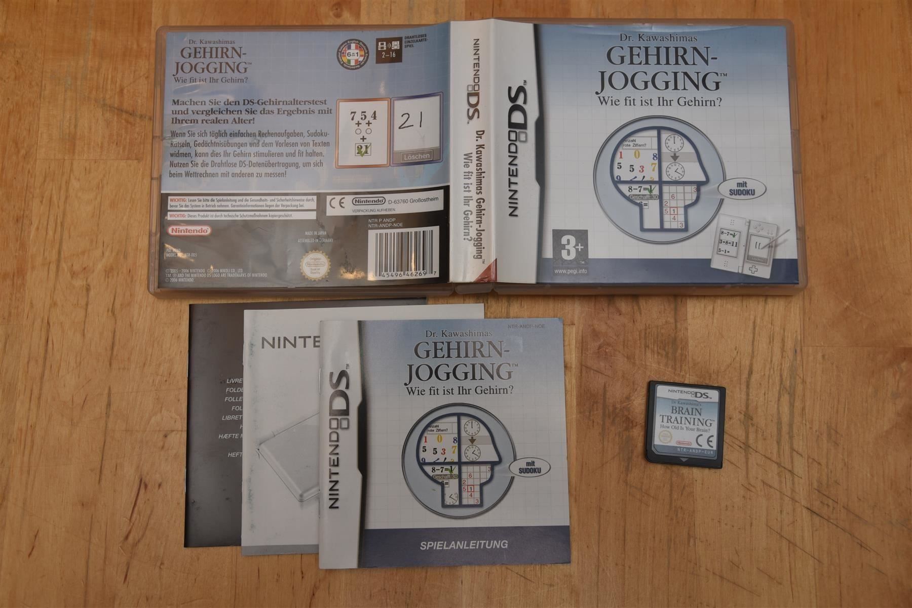 Nintendo Giochi: Dr. Kawashimas Gehirn Jogging – Usato da Frenkendorf venduto da Fionchen