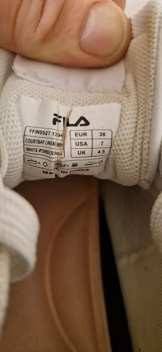 Fila Scarpe da donna: weiss-rosa Fila Sneaker, Gr. 38 – Usato da Menziken venduto da chs_xd76 5
