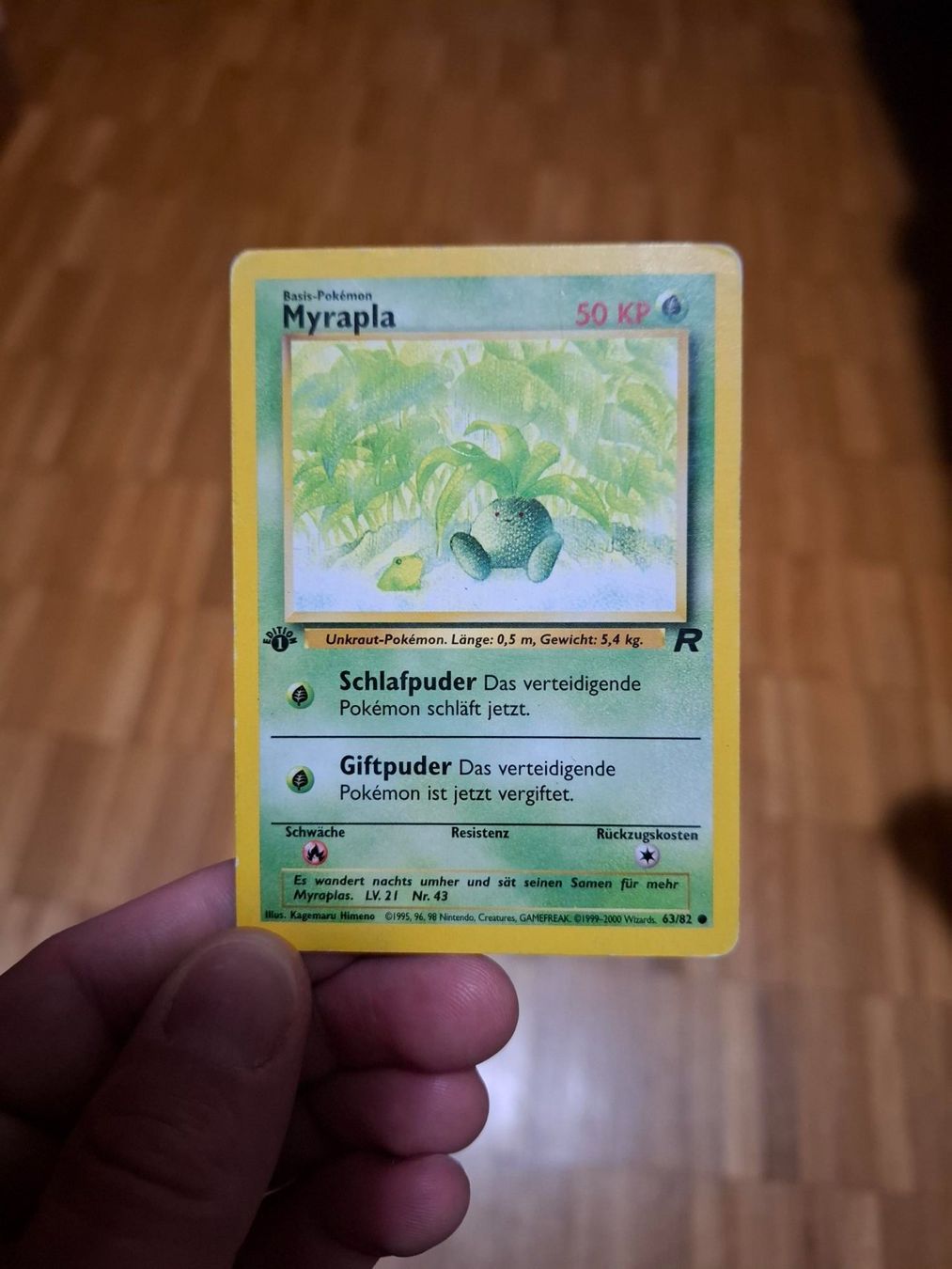 Pokémon Sammelbilder & Trading cards: Pokemon Myrapla Team Rocket Set 1st edition 63/82 – Gebraucht aus Giornico von ale_lc8k