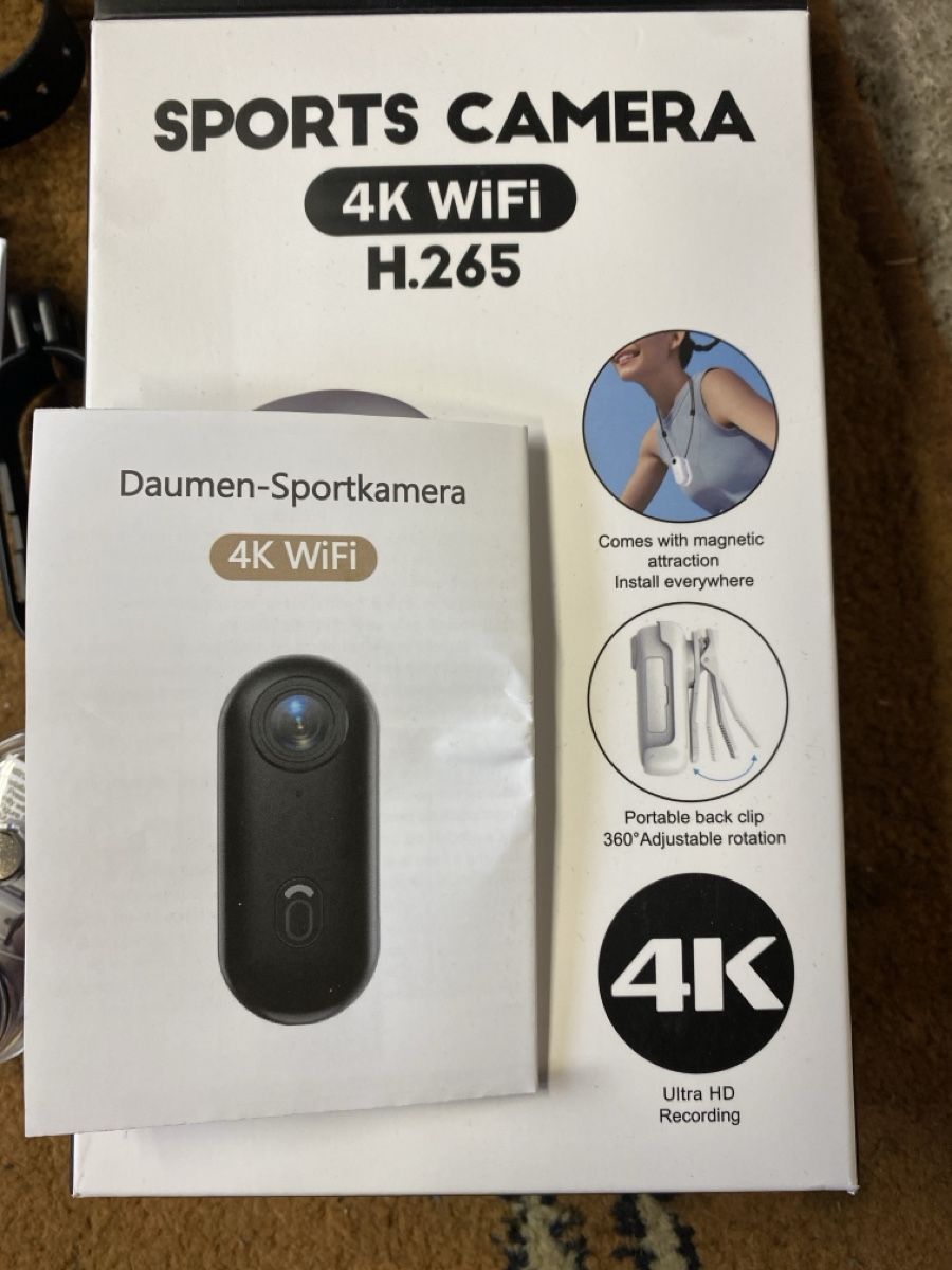 Action Cam: Daumen-Sportkamera / Thumb Action Cam Set – Usato da Brugg AG venduto da nr1