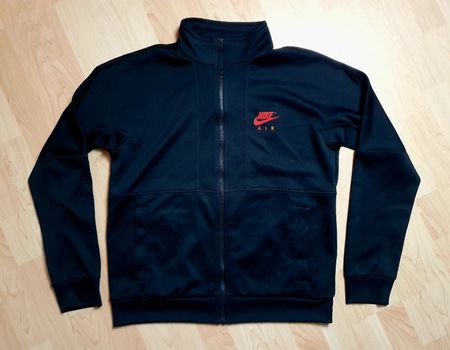 Nike Air Trainingsjacke Schwarz Rot Gr. M
