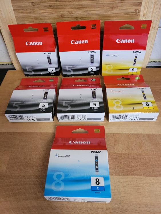 7x Canon Pixma Druckerpatronen Neu Kaufen Auf Ricardo 8137