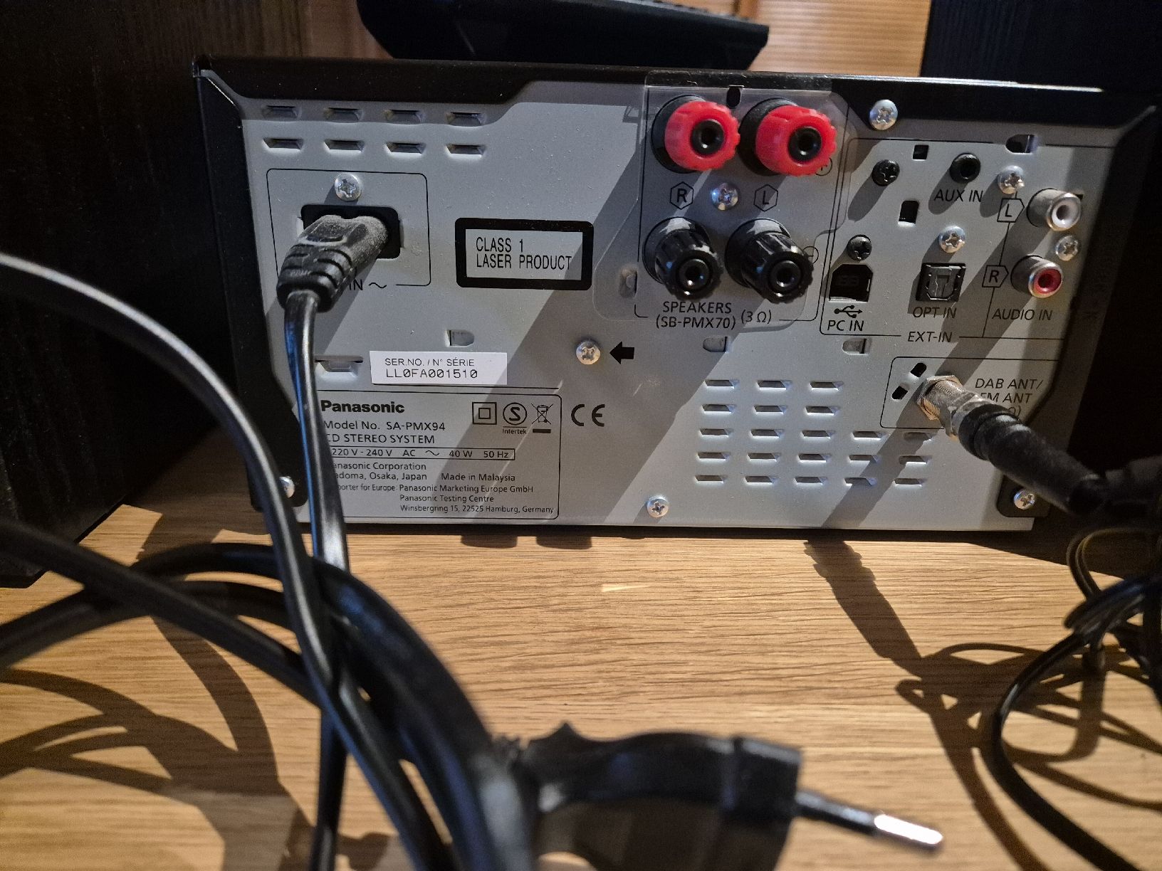 Panasonic Multimediaplayer & Streamer: CD Stereo System Panasonic SA-PMX94 / mit Bluetooth und DAB – Gebraucht aus Hofstetten BE von hillhood 2