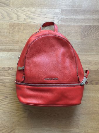 Michael Kors Rucksack, Leder rot