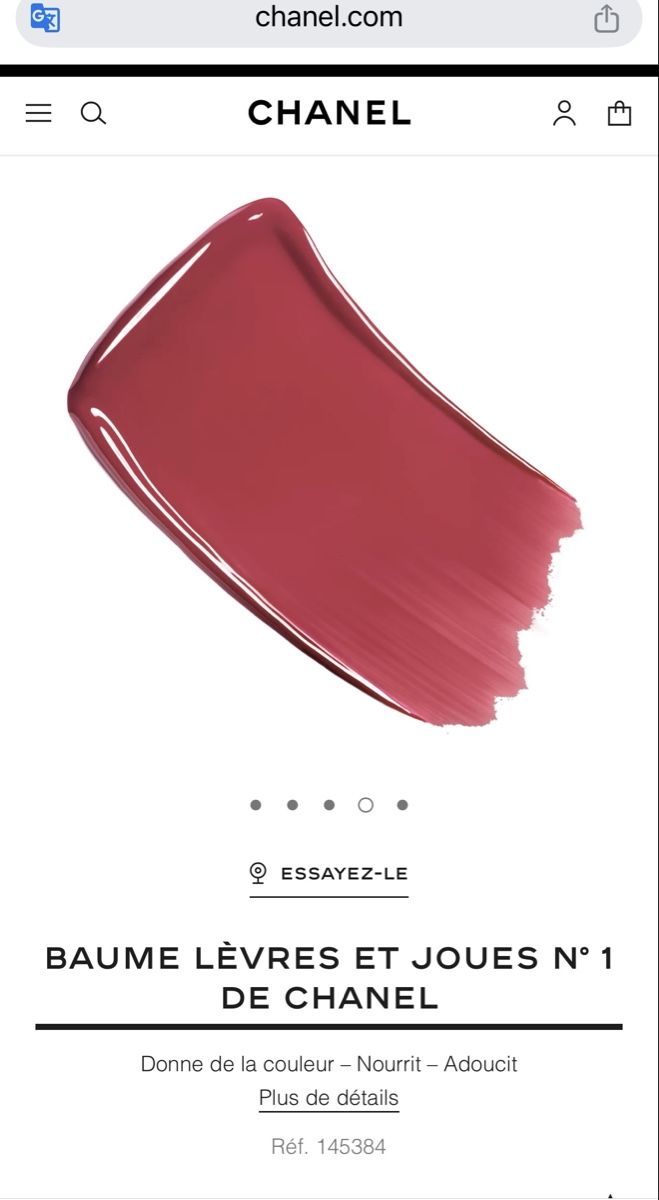 Chanel Make-up: Chanel Nº1 - teinte 5 Lively Rosewood – Usato da La Sarraz venduto da Marina213 4