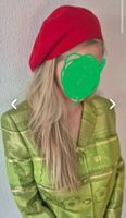 SCHIRMMÜTZE MÜTZE BÉRET HUT ONE SIZE ROT FRANZÖSISCH BASKEN