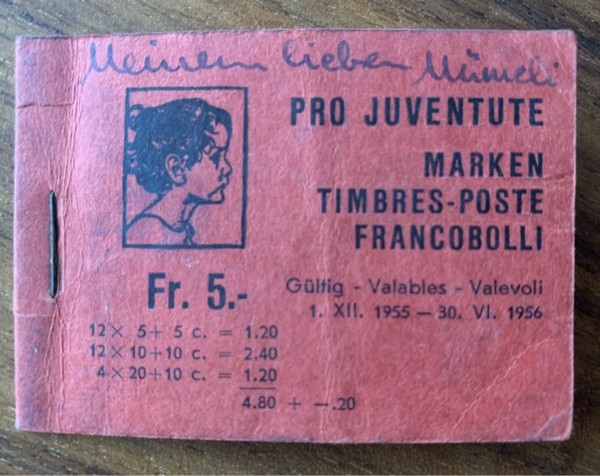 Tutti i francobolli: Pro Juventute Markenheftchen 1955 – Usato da Opfikon venduto da BananaGio01