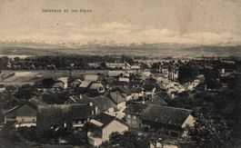 Salavaux et les Alpes