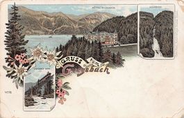 Gruss vom Giessbach, um 1900, adressiert aber ungelaufen