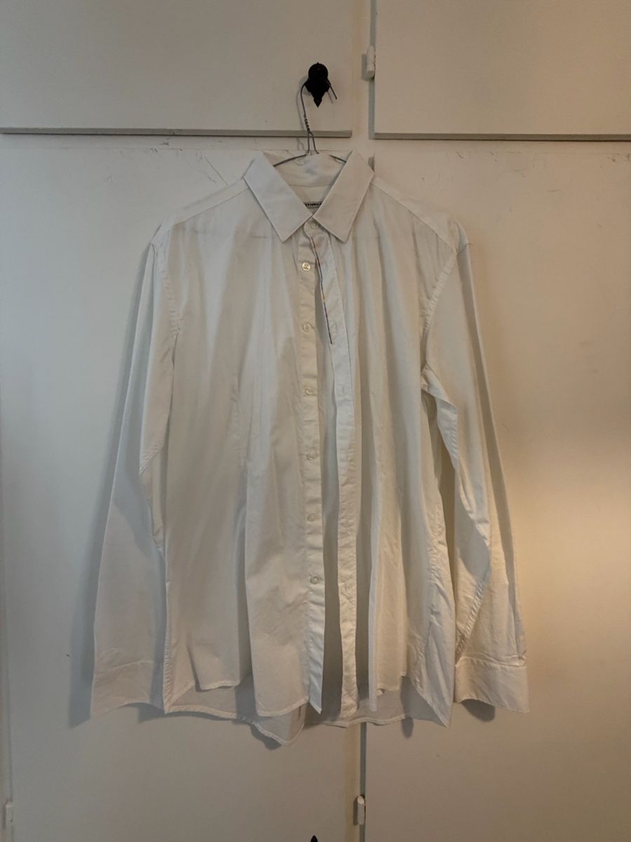 Camicie: Camicia GREY Daniele Alessandrini bianca taglia 41 cotone 97 – Usato da Lugano venduto da can_xdd8