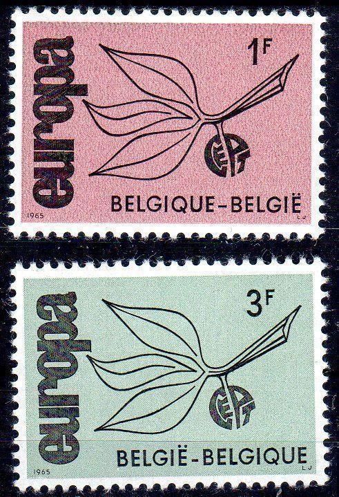 Alle Briefmarken: BELGIEN 2 EUROPAMARKEN 1981 ** POSTFRISCH ** - E391 – Gebraucht aus Losone von EM2019