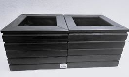 PFLANZTOPF 2Stk schwarz matt 40x40 cm FSC Holz Fr 198.-OVP