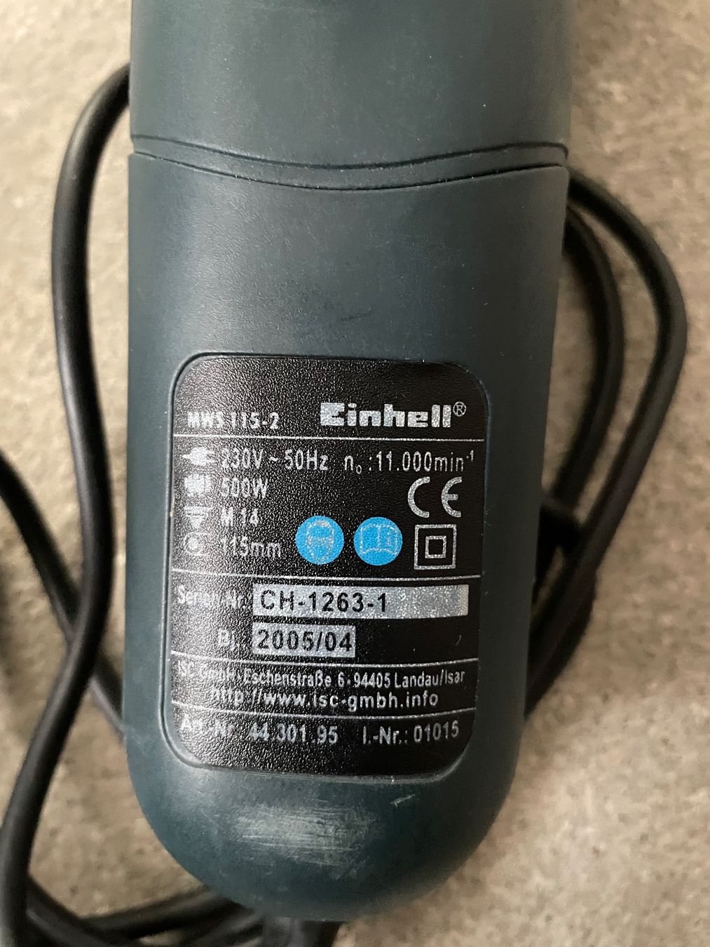 Einhell Aiguiseuses & polisseuses: Winkelschleifer Einhell MWS 115-2 – D'occasion à Gais par urbuc 2