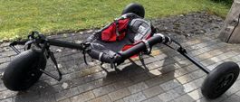 Komplette Buggy- und Snow-Kite Ausrüstung mit 6 Kitegrössen