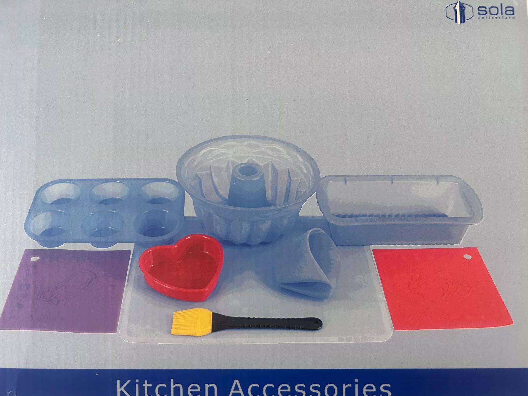 Teglie da forno: Silikon Bakeware Set 9 pcs SOLA – Nuovo e nell'imballaggio originale da Egg b. Zürich venduto da egg2665