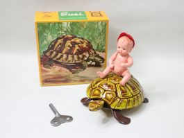 Lehmann Susi Baby Schildkröte zum aufziehen Antik