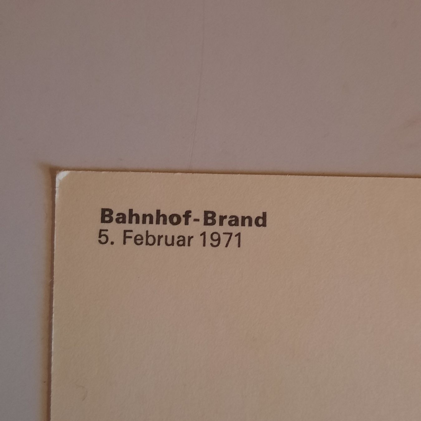 Cartoline postali: Ansichtskarte Bahnhof - Brand Luzern – Usato da Nottwil venduto da mar_jqm7 2