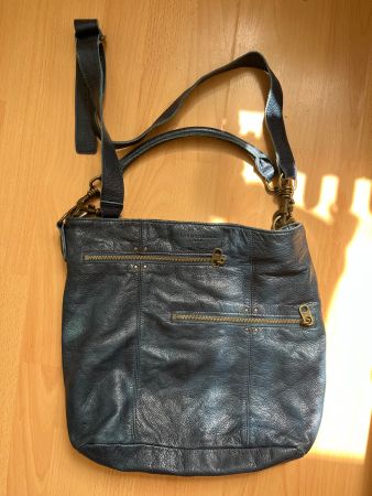 Blaue Leder Tasche von Liebeskind