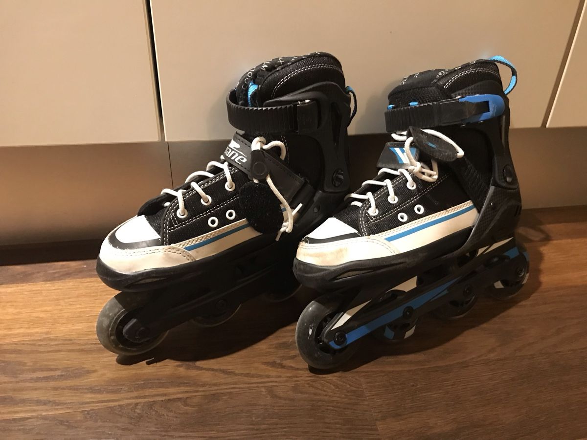 Pattini in linea & Pattini a rotelle: Rollerblades Crane, Gr. 33-37 – Usato da Rekingen AG venduto da Coconuts