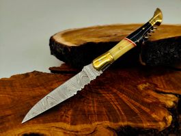 Laguiole Damast Messer Klappmesser echtes Damastmesser