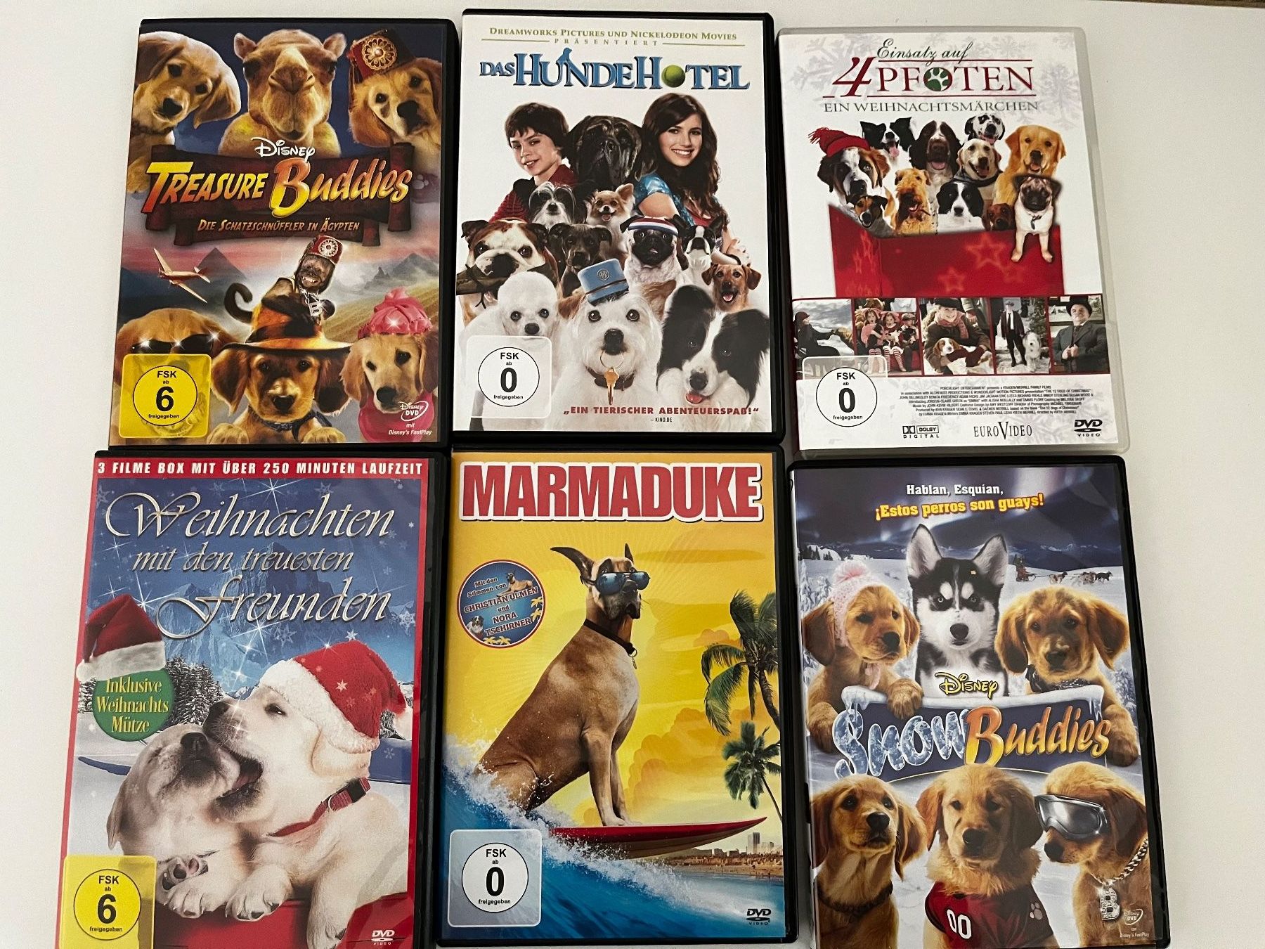 Tutti i DVDs: DVD Film Bundle mit Hunden – Usato da Uster venduto da Kannabie