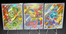 Johto Starter Trio MEP 046–048 First Partner Series 2 EN