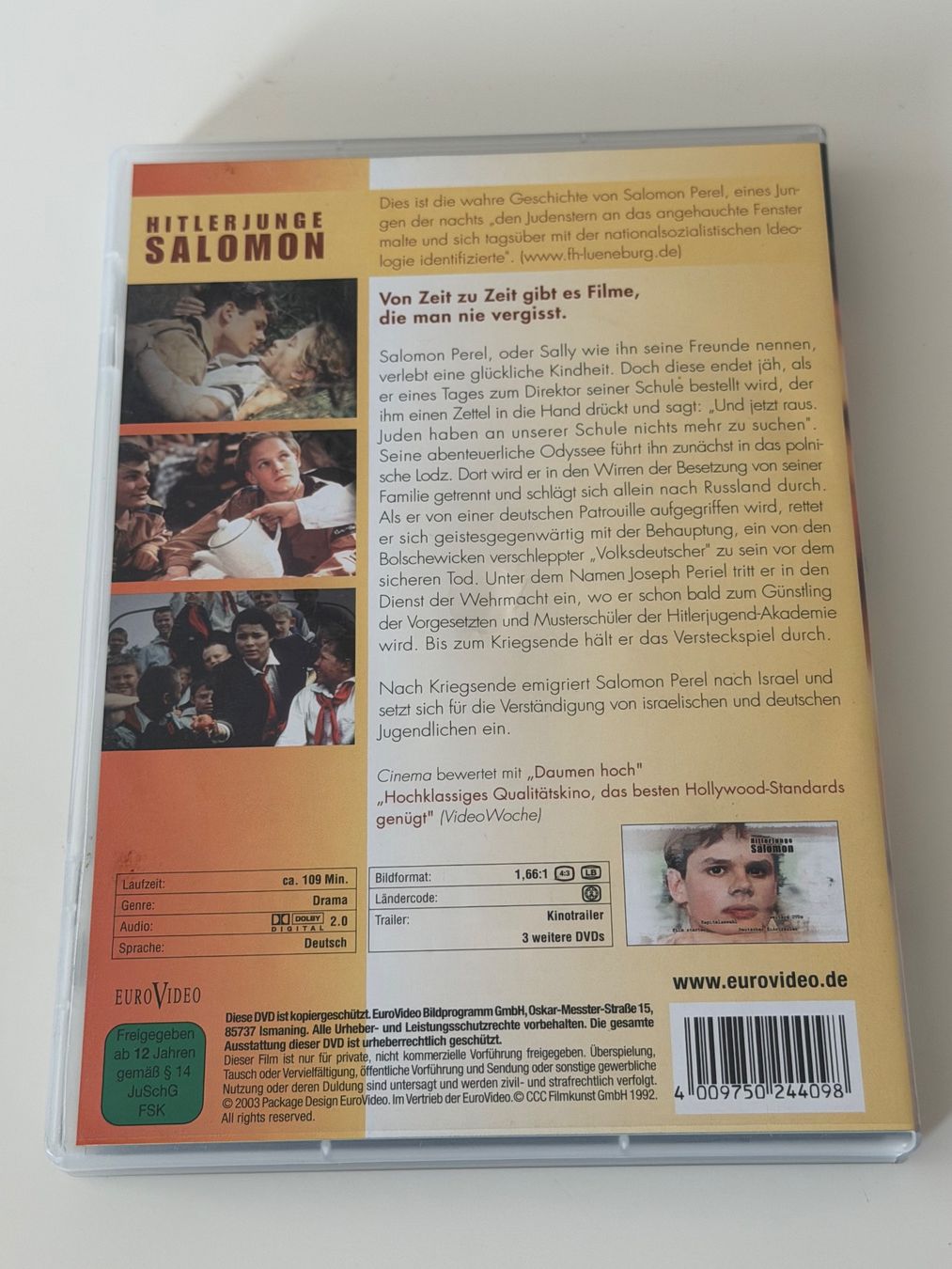 Tutti i DVDs: Hitlerjunge Salomon DVD – Usato da Altstätten SG venduto da sheamus 1
