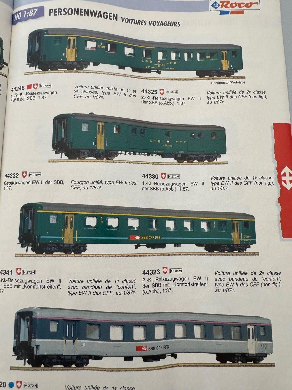 Roco Modellini di ferrovie: ROCO - Schweizer Modelle 1992/93 – Usato da Fehraltorf venduto da Success 3
