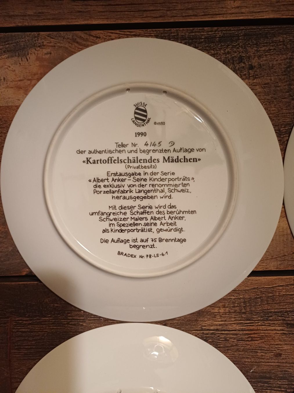 Piatti: Bemalte Teller – Usato da Reichenbach im kandertal venduto da alp_m52b 2