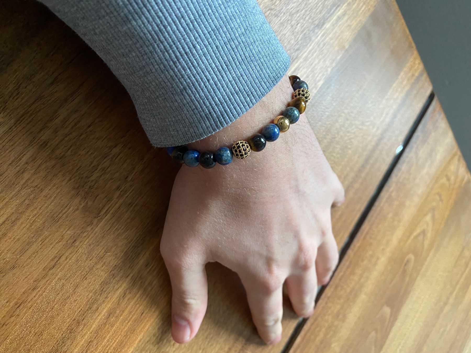 Bracciali & Braccialetti: TIGERAUGE & PERLENARMBAND – Nuovo (secondo la descrizione) da Bern venduto da mod18 1
