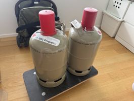 Propan Gasflasche 5 kg UN 1965 leer Zustand
