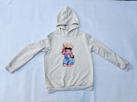Hoodie mit Bär-Motiv, Mädchen Gr. 152, Top Zustand!