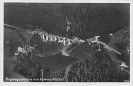 Flugzeugaufname vom Ravenna Viadukt