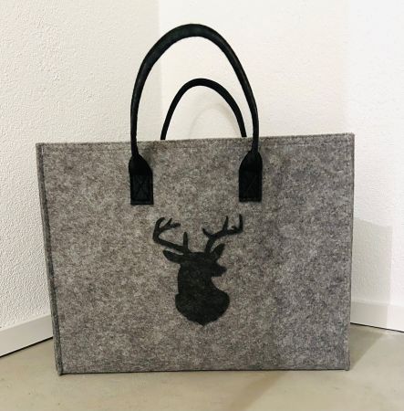 Grosse Hirsch Filztasche