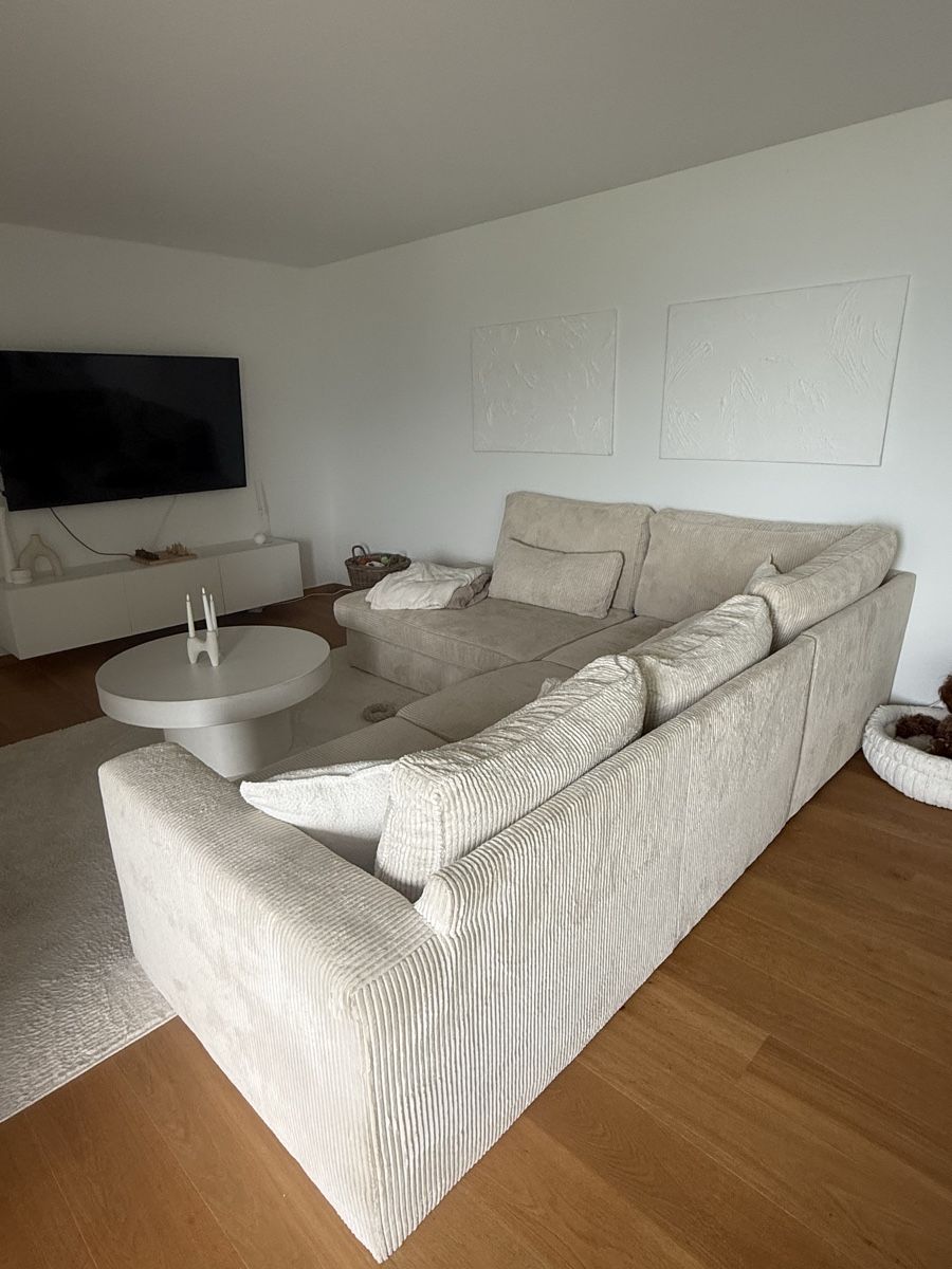 Sofas: Vente Unique Sofa in Cord Beige, Guter Zustand, modular – Gebraucht aus Cham von kuhnaguero 1