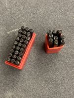 5mm. Schlagzahlen und Buchstaben 5mm.