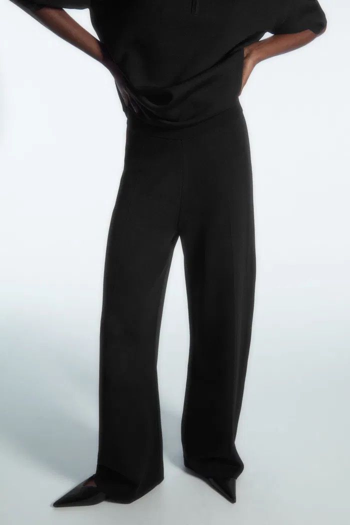 Cos Pantaloni: COS weite Strick Hose Schwarz M – Usato da Nidau venduto da Preloved_Nidau 2