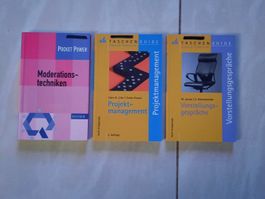 3 Bücher zu Moderation, Projektmangement, Bewerbung!