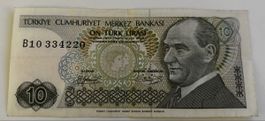 Türkei 10 Lirasi
