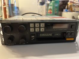 Oldtimer Eurosound ZURICH 30091 LW Autoradio Kassette 12V"}