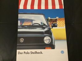 VW Polo Steilheck Verkaufsprospekt Januar 1990