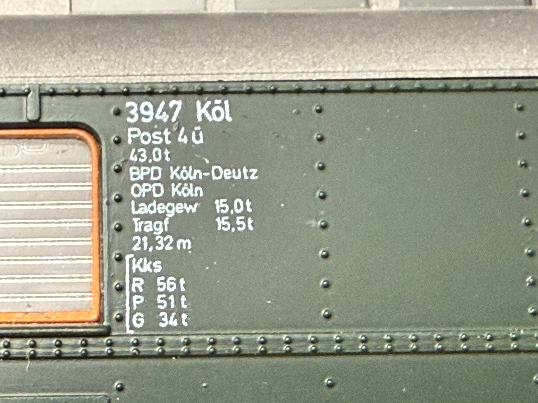 Roco Modellini di ferrovie: Roco 4293 DRG Bahnpostwagen 4Ü / DC HO – Usato da Jonschwil venduto da sutfra12 6