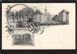 Landsgemeindegruss Trogen AR , Lichtdruckkarte