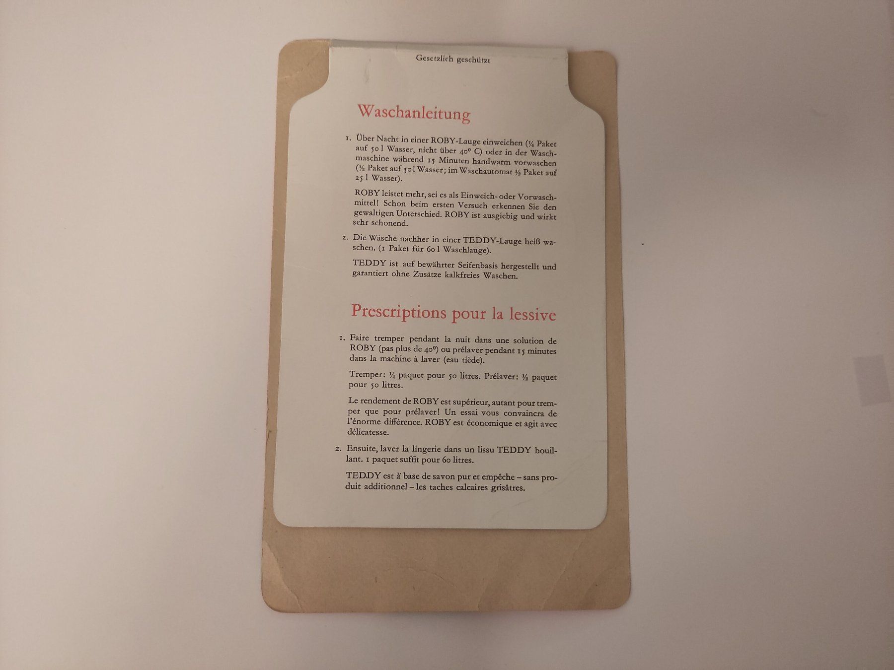 Ansichtskarten: Damenunterwäsche Ideal-Slip Verpackung – Gebraucht aus Schaffhausen von RolfMeister 1