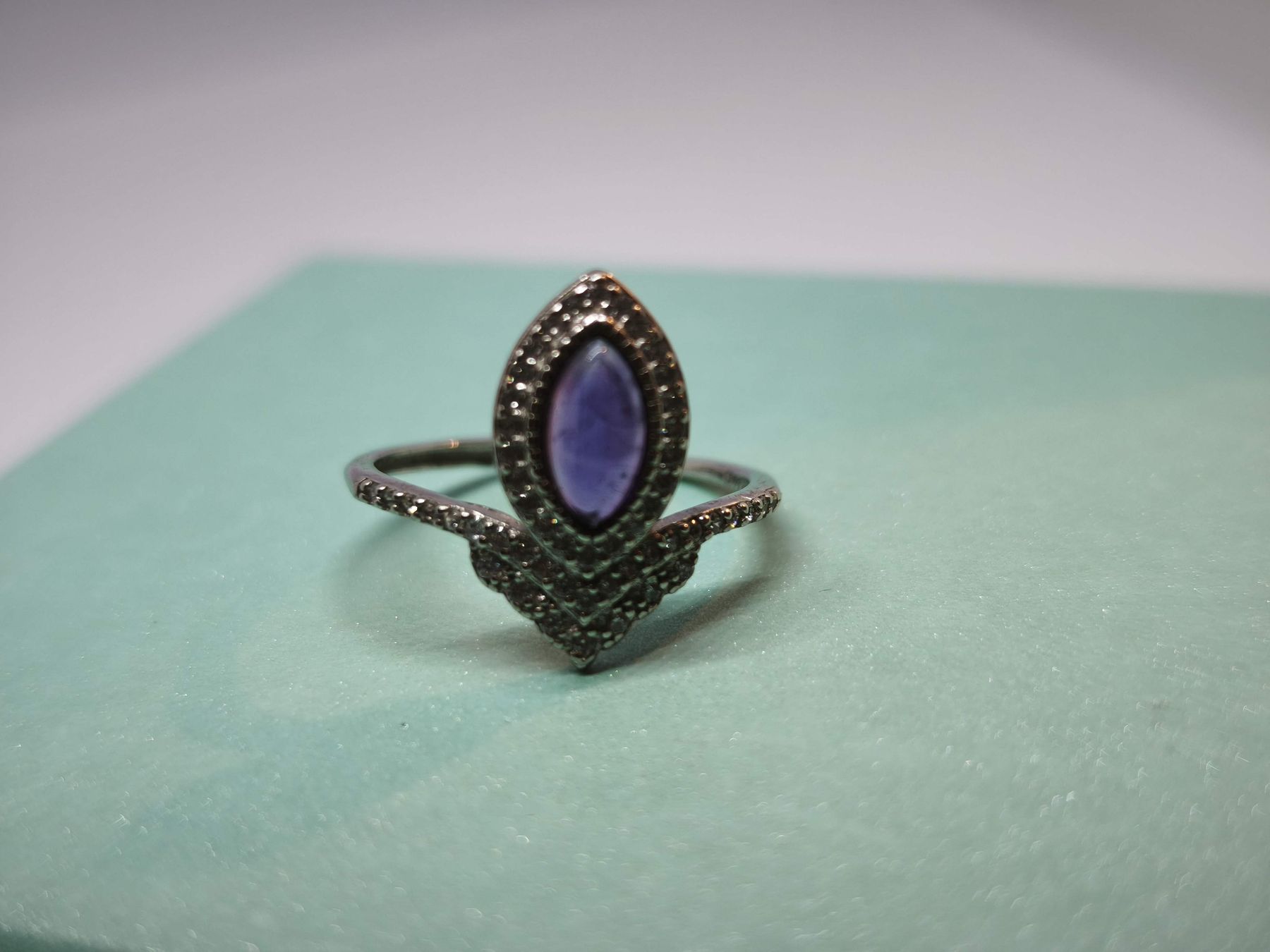 Anelli: Amethyst Ring 925 Silber Gr. Verstellbar NEU – Nuovo (secondo la descrizione) da St. Gallen venduto da GIULESGG 3
