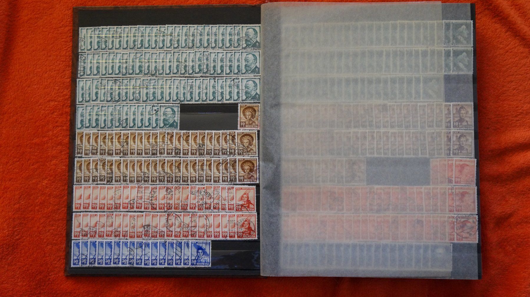 Alle Briefmarken: 2 Alben mit Pro Juventute ab 1939 – Gebraucht aus Sulgen von Kengi0 3