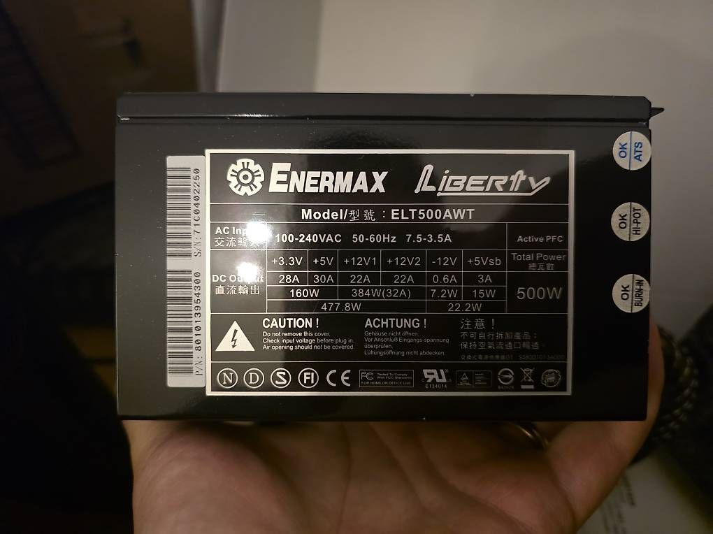 PCs: Enermax elt500awt - PSU – Gebraucht aus Greifensee von misterixi 3