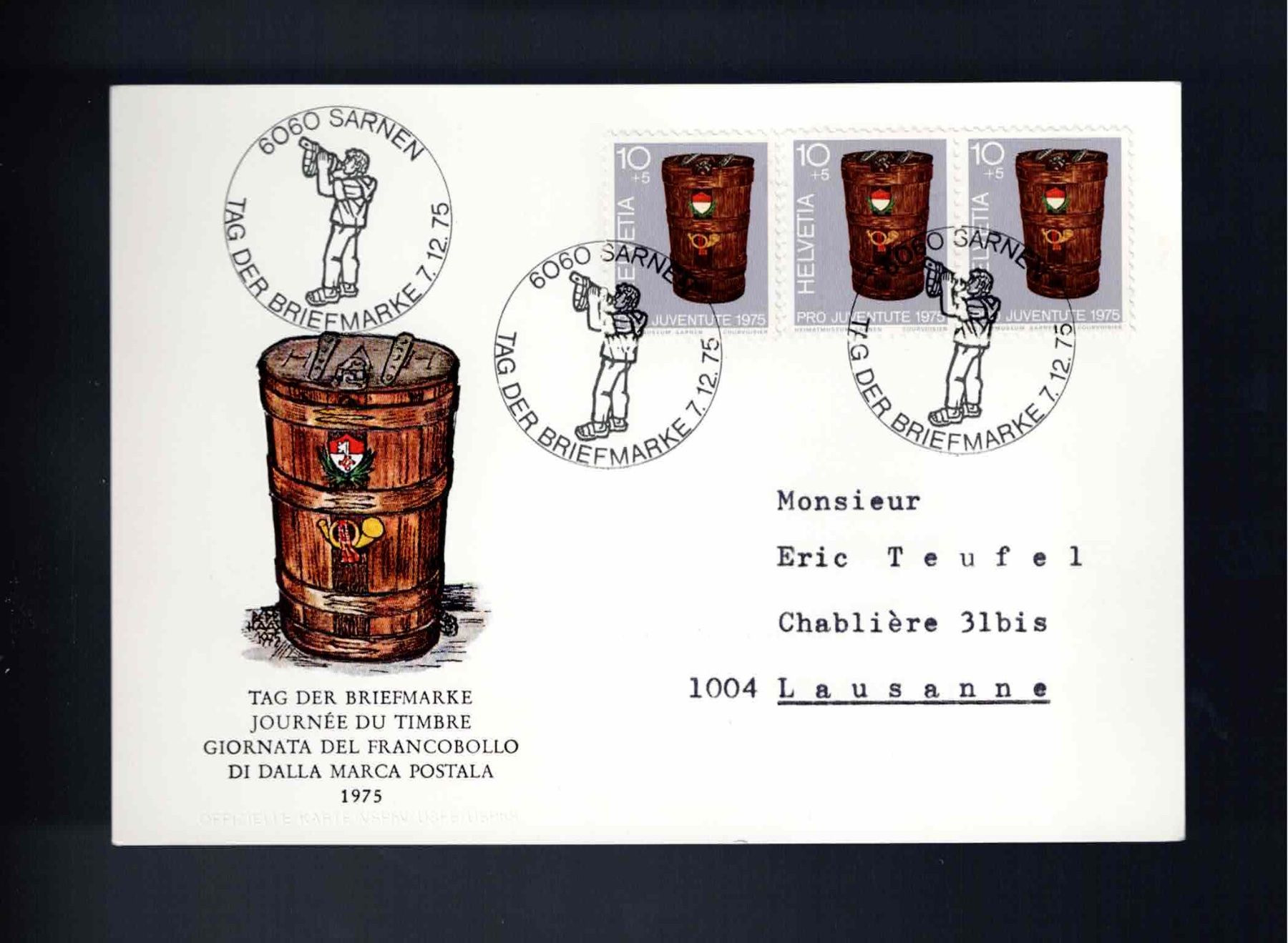 Tutti i francobolli: CH FDC 1975 Pro Juventute – Usato da Koblenz venduto da Markenhimmel